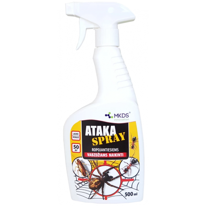 MKDS Ataka Spray rāpojošu kukaiņu apkarošanas līdzeklis 500ml