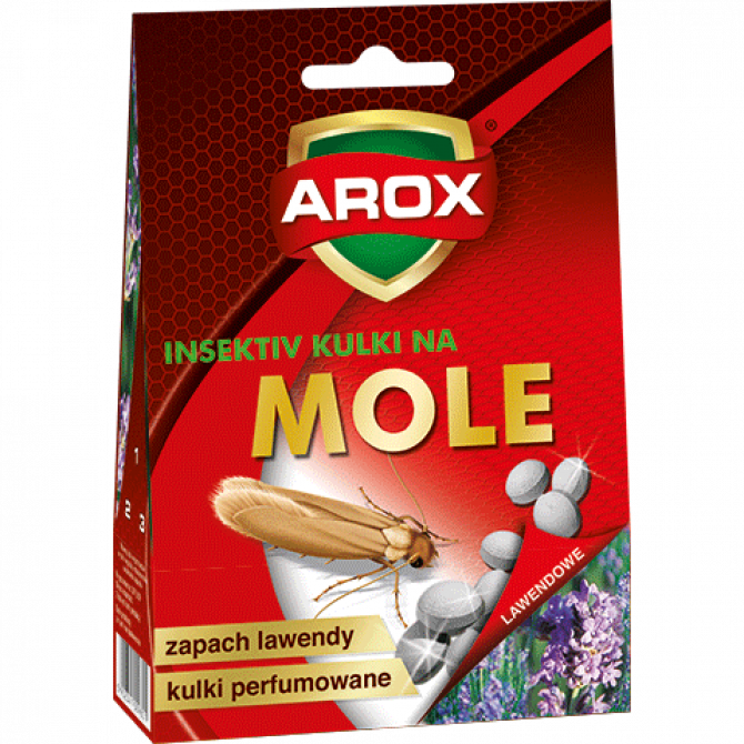 Arox Drēbju kodēm bumbiņas ar lavandas smaržu 100g