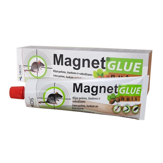 MKDS Magnet Glue Nuts Peļu, žurku, kukaiņu ķeršanas līme  135g