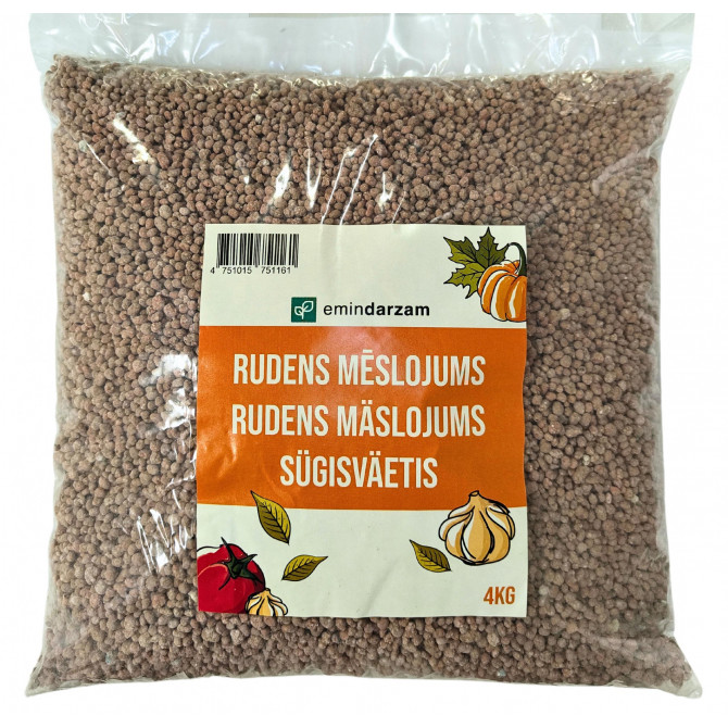 Emin Dārzam Mēslojums Rudens 4kg