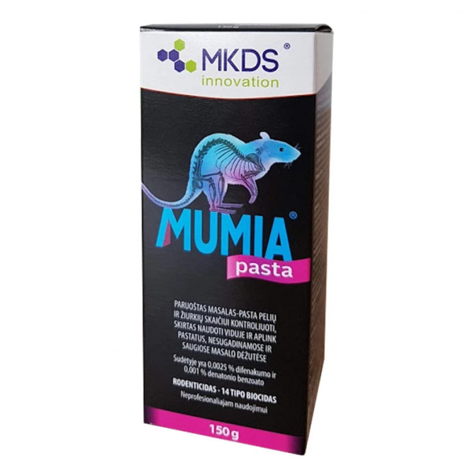 MKDS Mumia Pasta - Peļu, žurku inde 150g