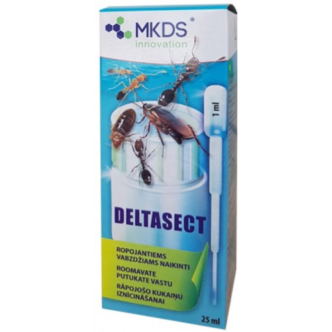 Prusaku un citu rāpojošo insektu iznīcināšanai DELTASECT 25ml