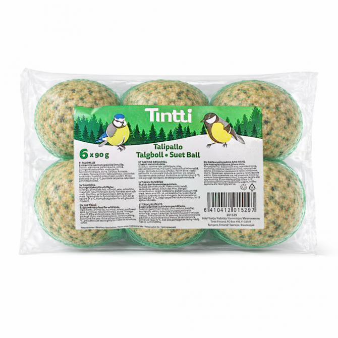 Putniem barības bumba taukos 6gab