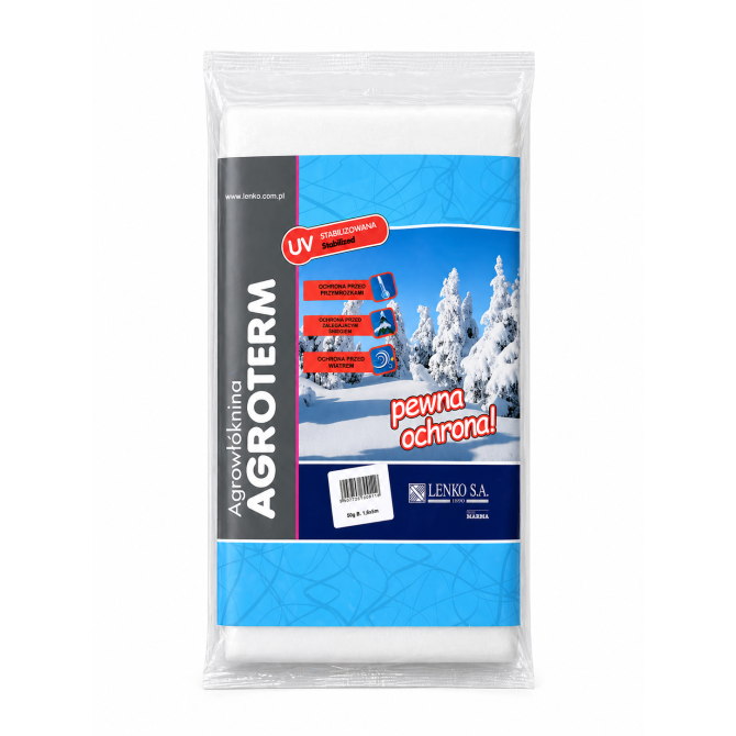 Agroplēva balta 1.60x5m 50g ieziemošanai