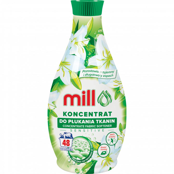 Mill veļas mīkstinātāja koncentrāts Sensitive 1,3l