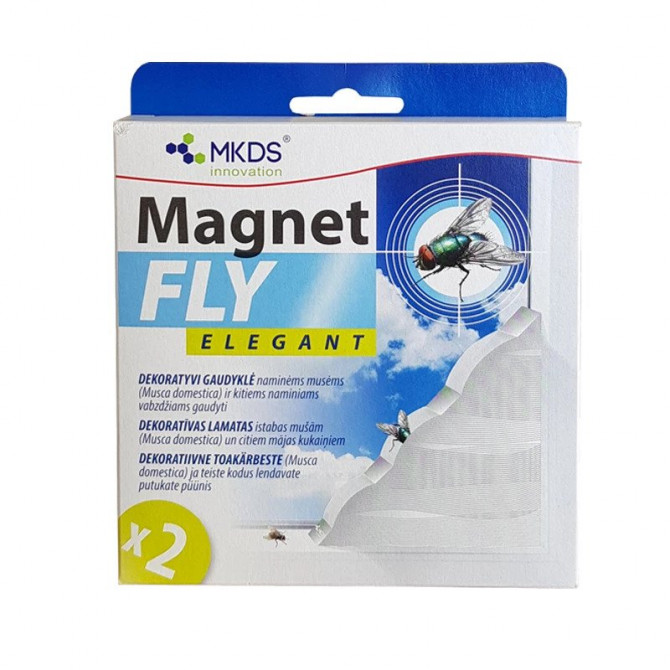 MKDS Magnet Fly Elegant Mušu lipīgās lamatas 2gab