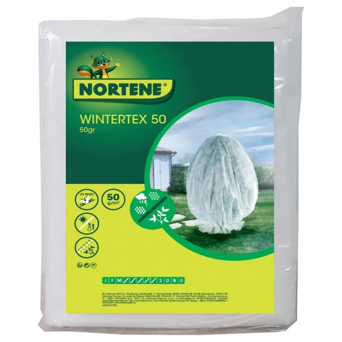 Agroplēve balta 50g/m2 1.6x5m ieziemošanai
