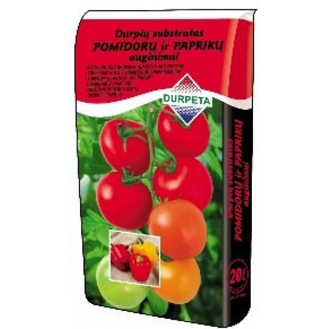 Substrāts tomātu, paprikas audzēšanai 20L