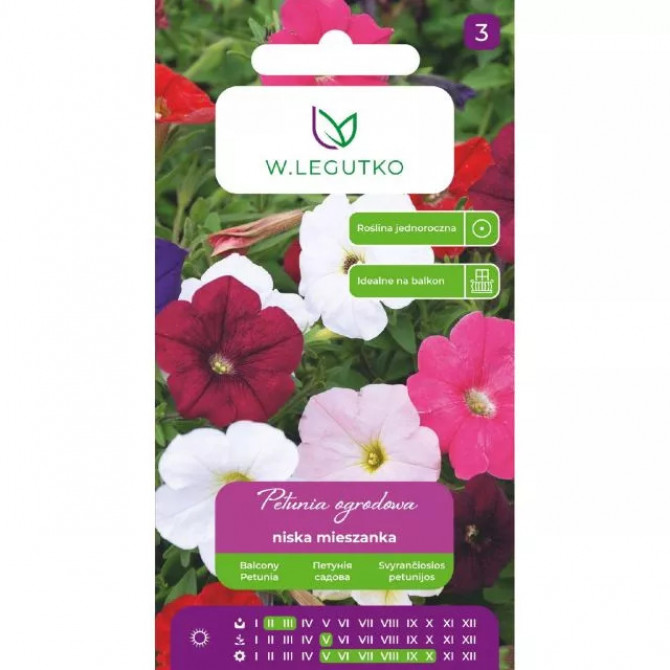 Petūnijas lielziedu mix 0.1g