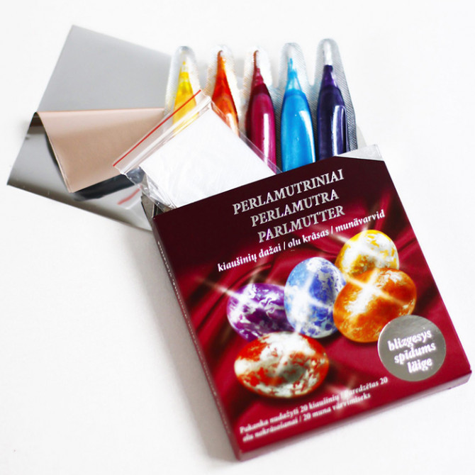 Olu krāsas ar zelta spīdumu Lieldienu