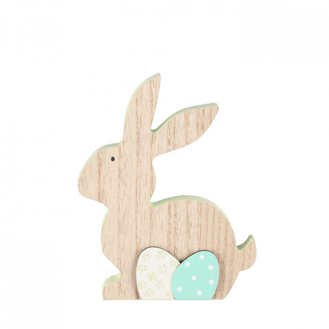 Dekors Lieldienu Verso Zaķis ar olām 15cm