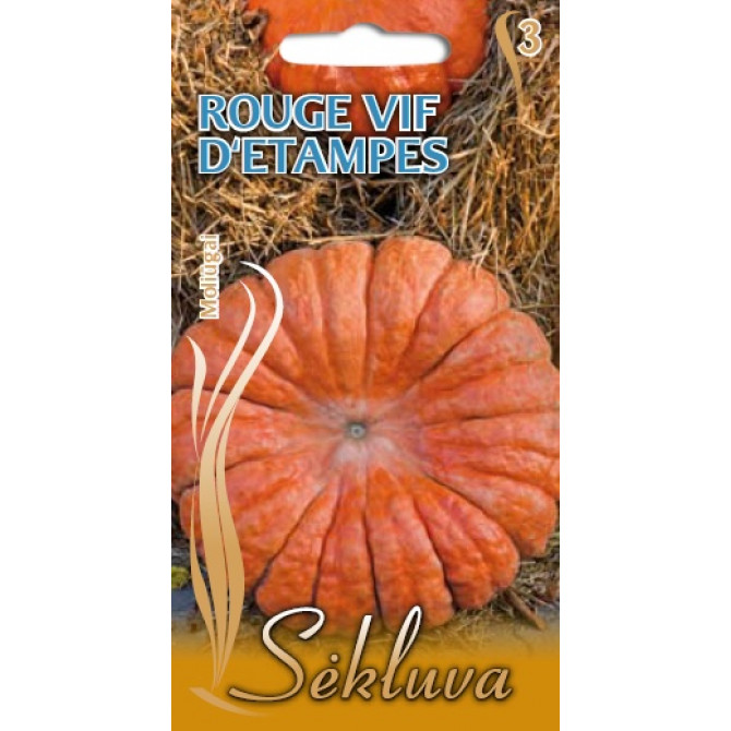 Ķirbis( SEKLUVA) ROUGE VIF D`ETAMPES 7sēklas