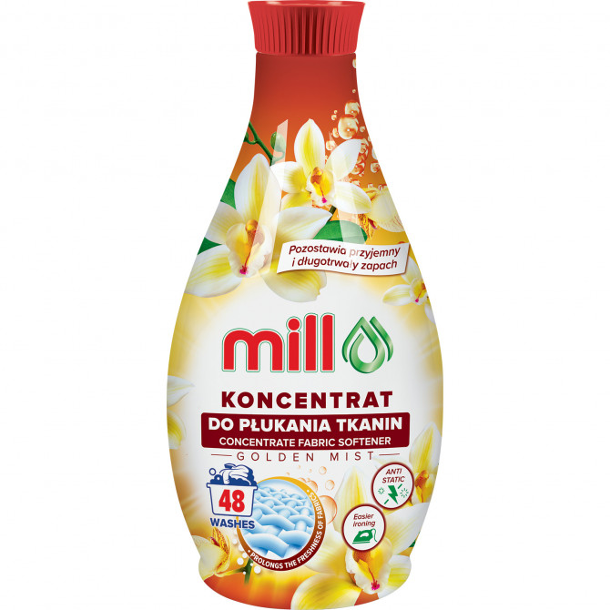 Mill veļas mīkstinātāja koncentrāts Golden Mist 1,3l