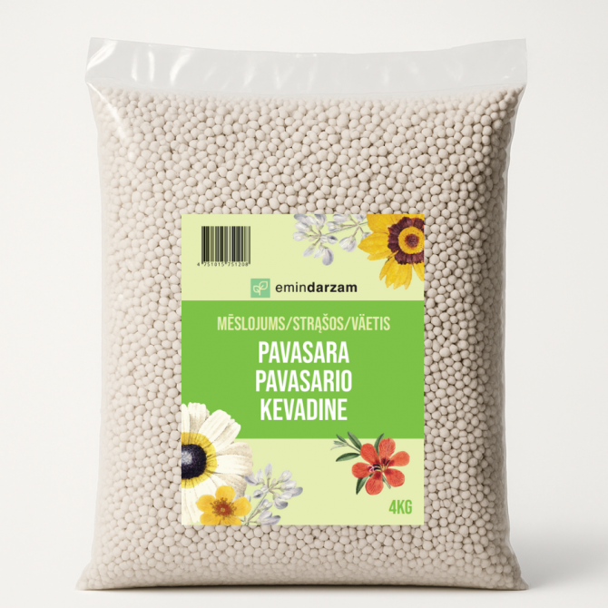 Emin Dārzam Mēslojums Pavasara 4kg
