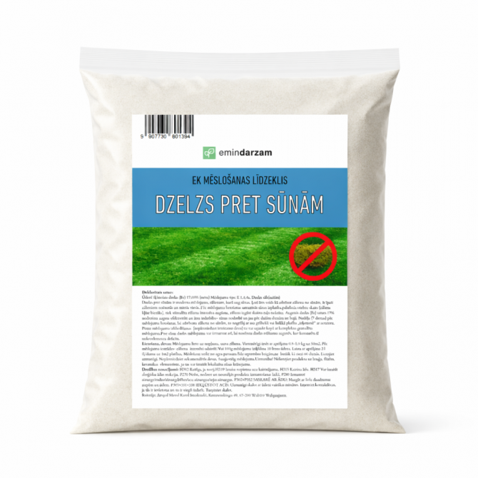 Emin Dārzam mēslojums Dzelzs pret sūnu Fe 18% 1kg