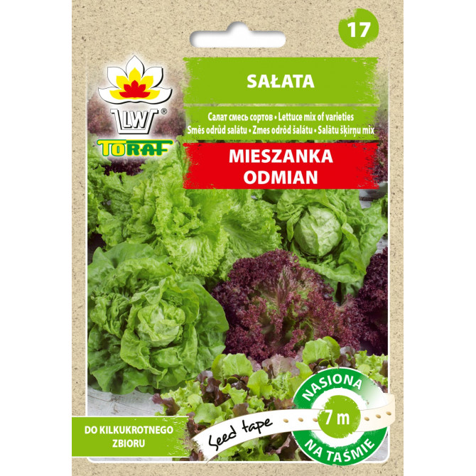 Salāti MIX dažādas šķirnes lente 7m